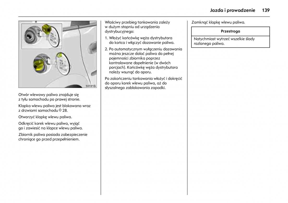 Opel Meriva A instrukcja obslugi / page 143