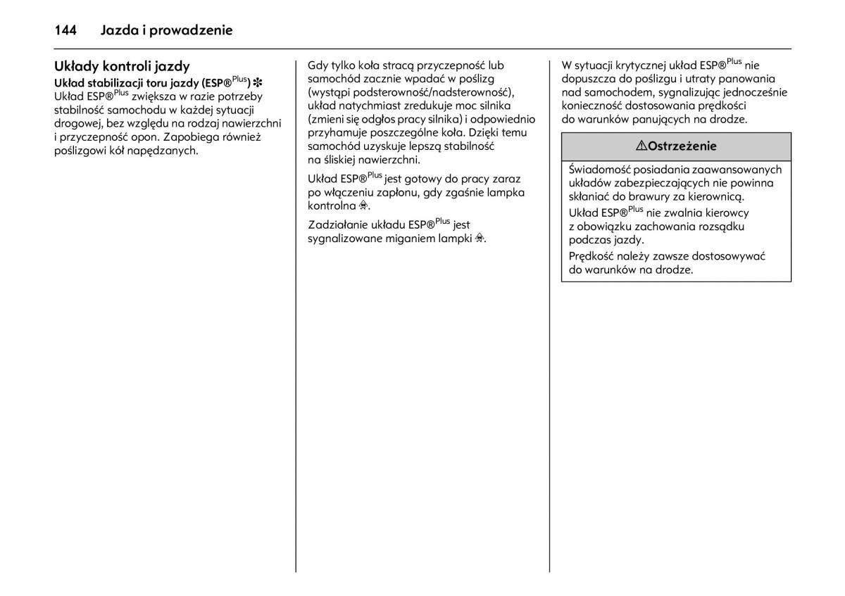 Opel Meriva A instrukcja obslugi / page 148