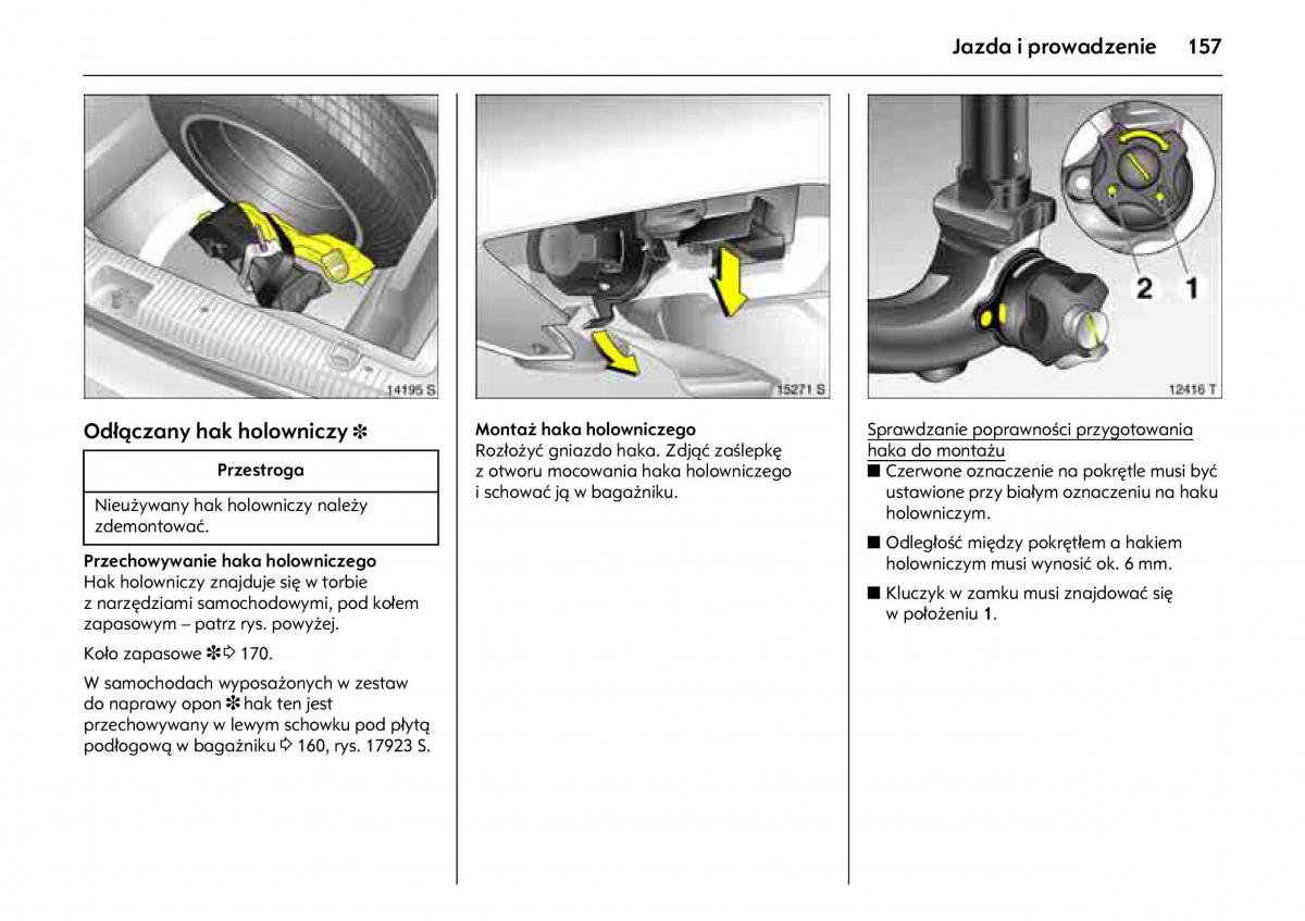 Opel Meriva A instrukcja obslugi / page 161