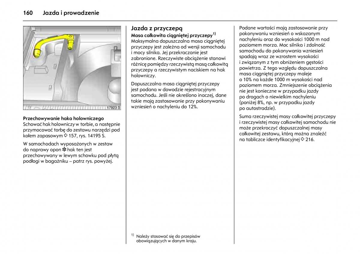 Opel Meriva A instrukcja obslugi / page 164