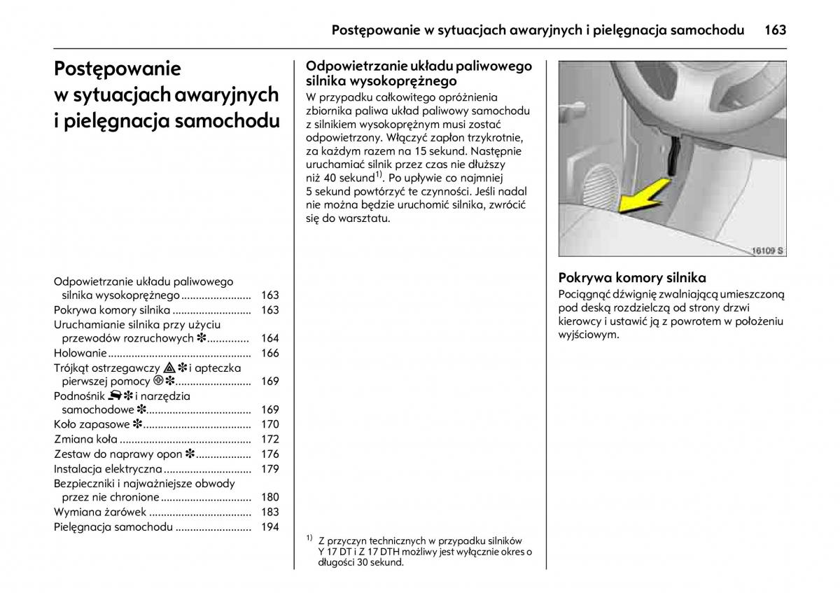 Opel Meriva A instrukcja obslugi / page 167