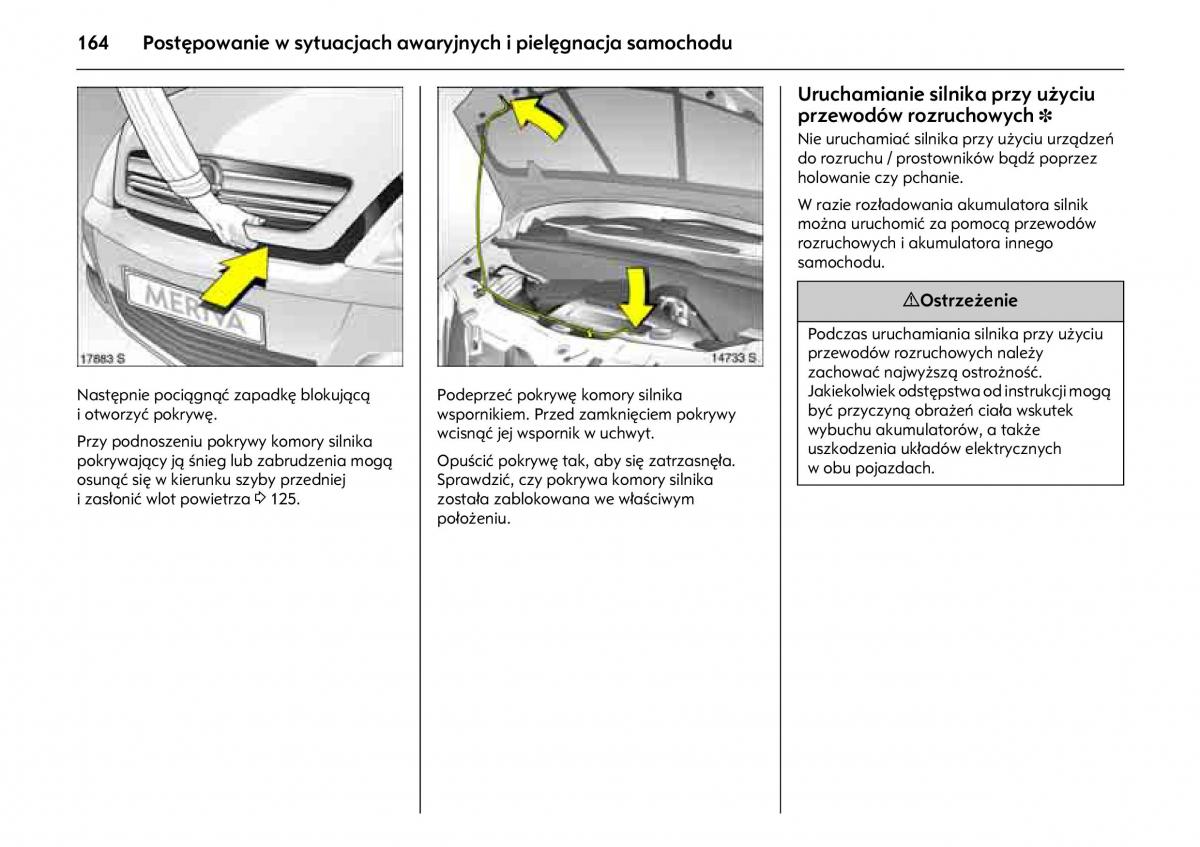 Opel Meriva A instrukcja obslugi / page 168