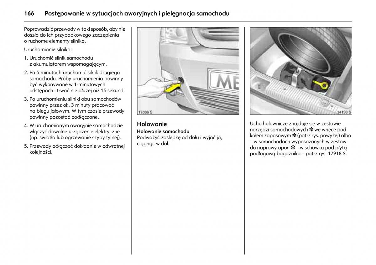 Opel Meriva A instrukcja obslugi / page 170