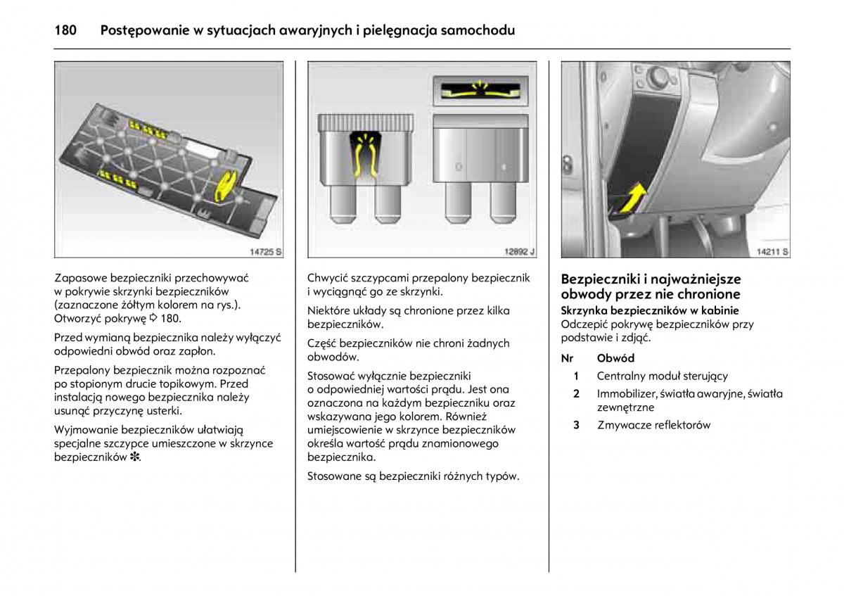 Opel Meriva A instrukcja obslugi / page 184