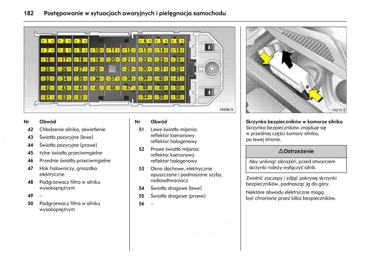 Opel Meriva A instrukcja obslugi / page 186