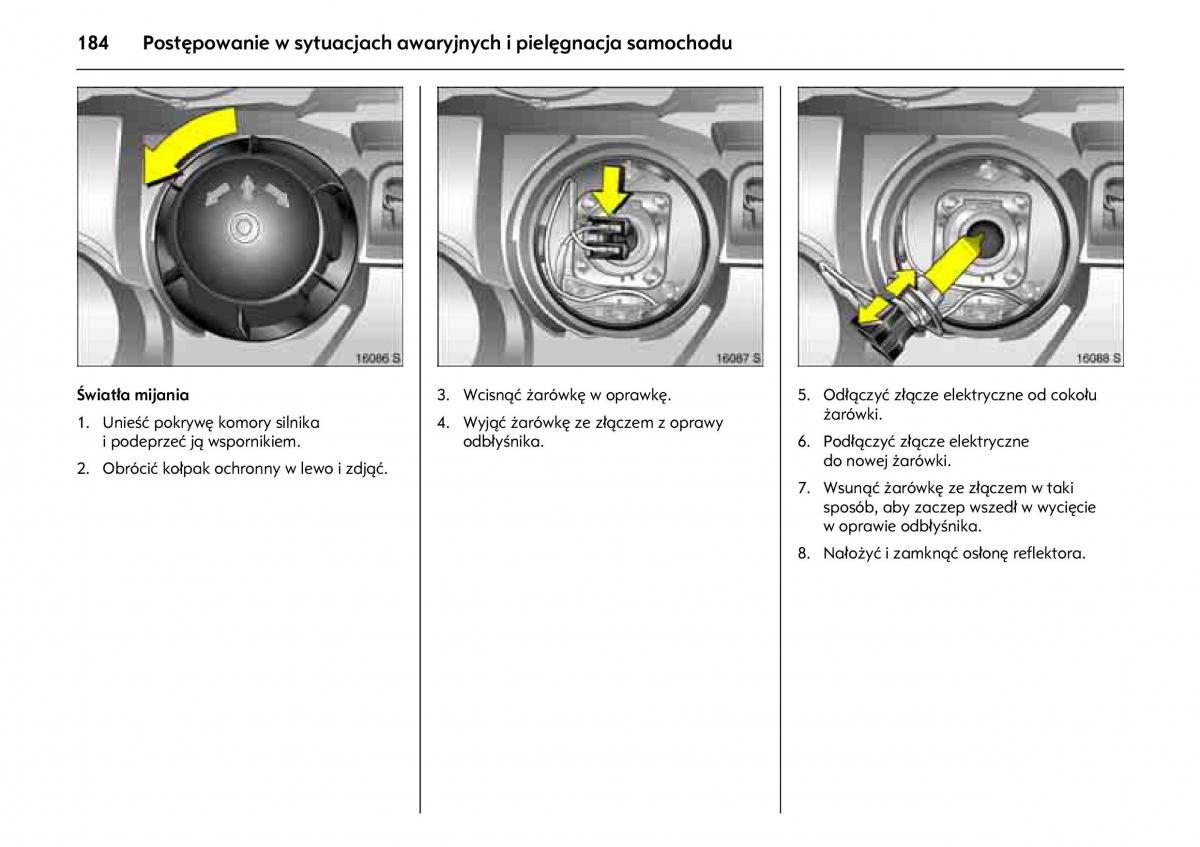 Opel Meriva A instrukcja obslugi / page 188