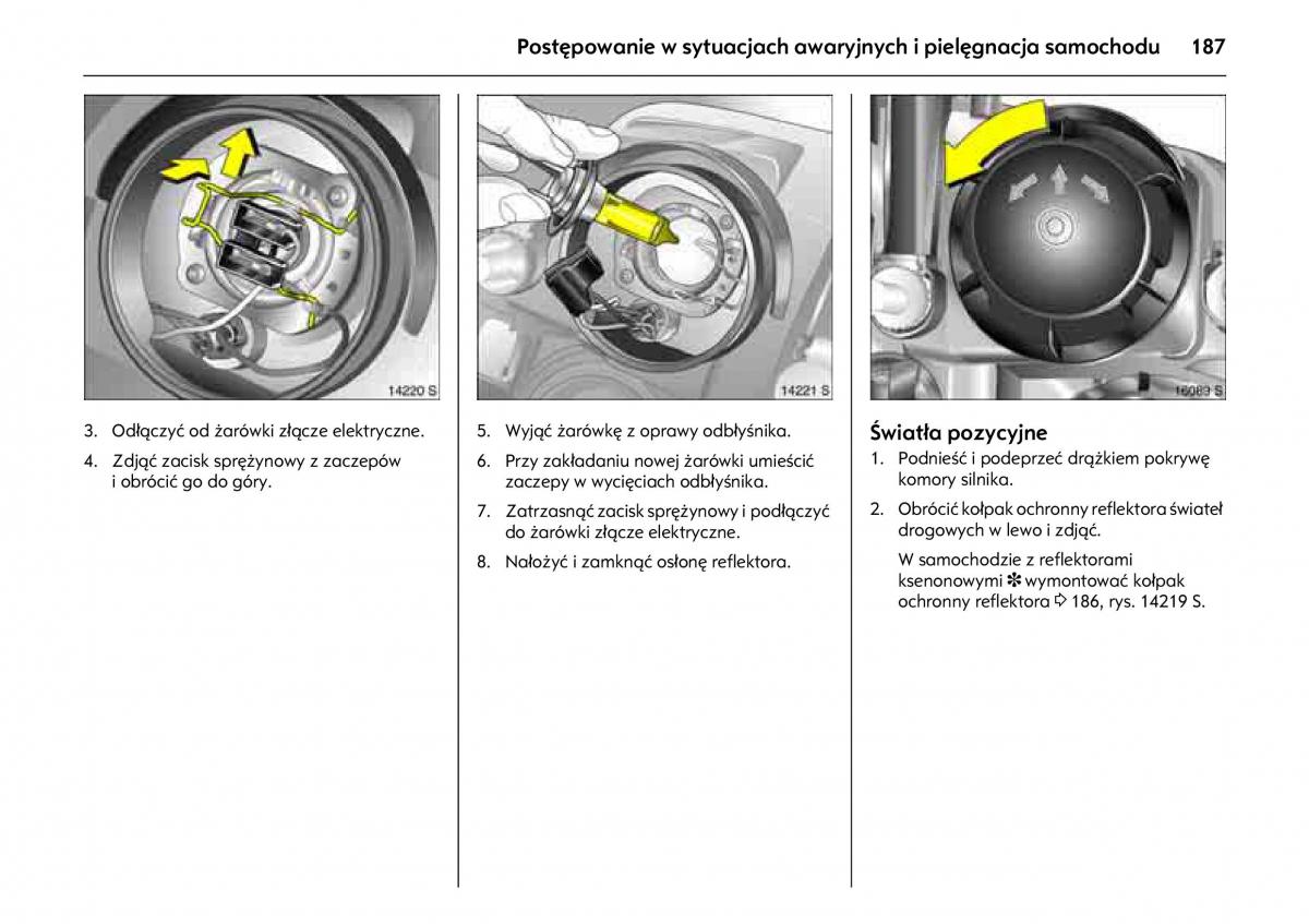 Opel Meriva A instrukcja obslugi / page 191