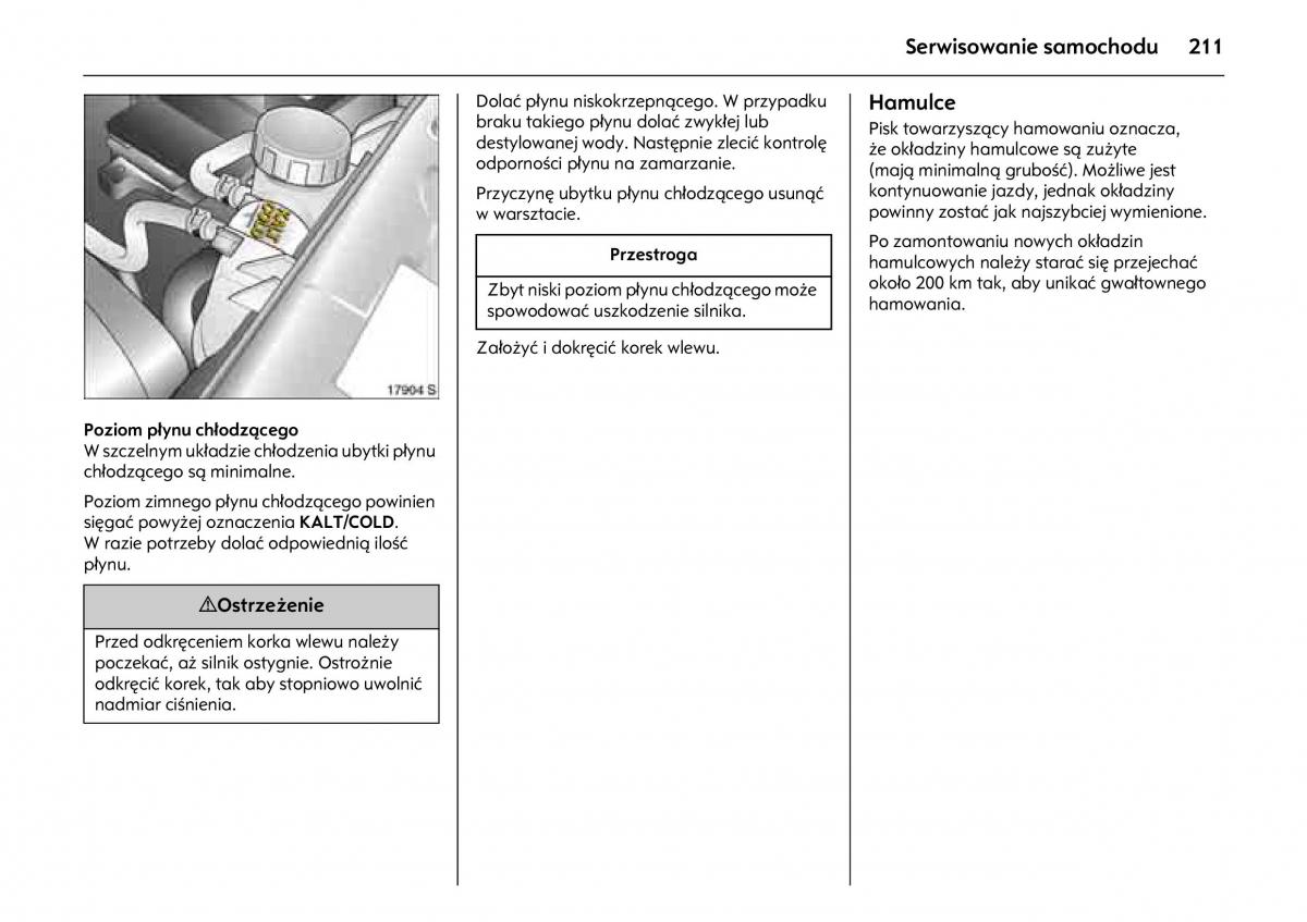 Opel Meriva A instrukcja obslugi / page 215