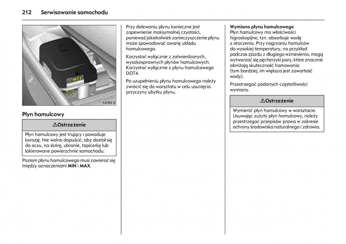 Opel Meriva A instrukcja obslugi / page 216