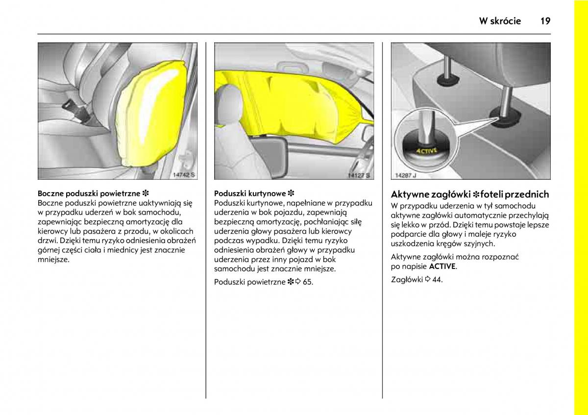 Opel Meriva A instrukcja obslugi / page 23