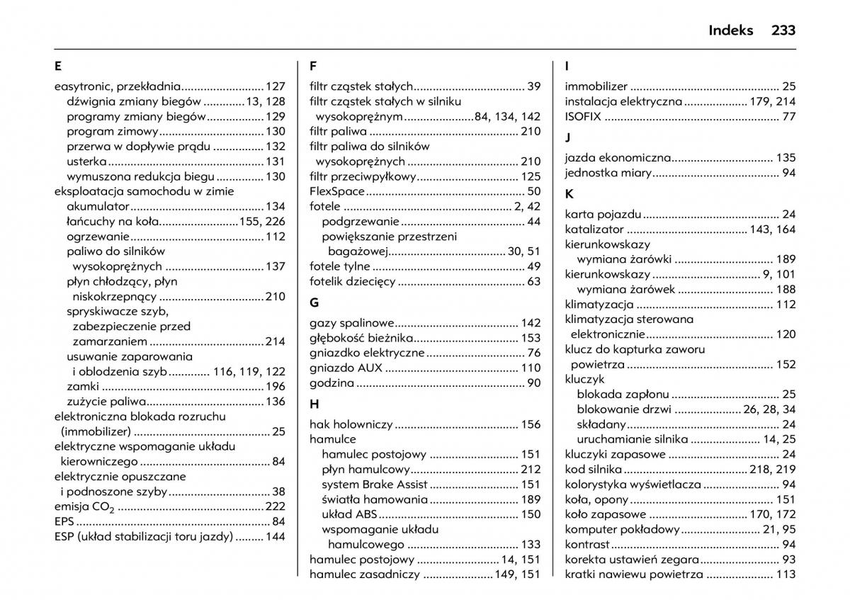 Opel Meriva A instrukcja obslugi / page 237