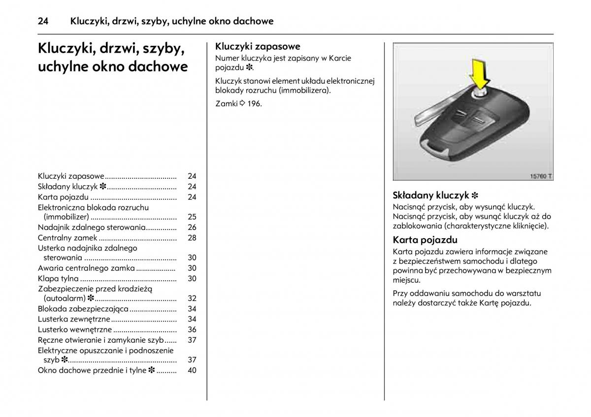 Opel Meriva A instrukcja obslugi / page 28