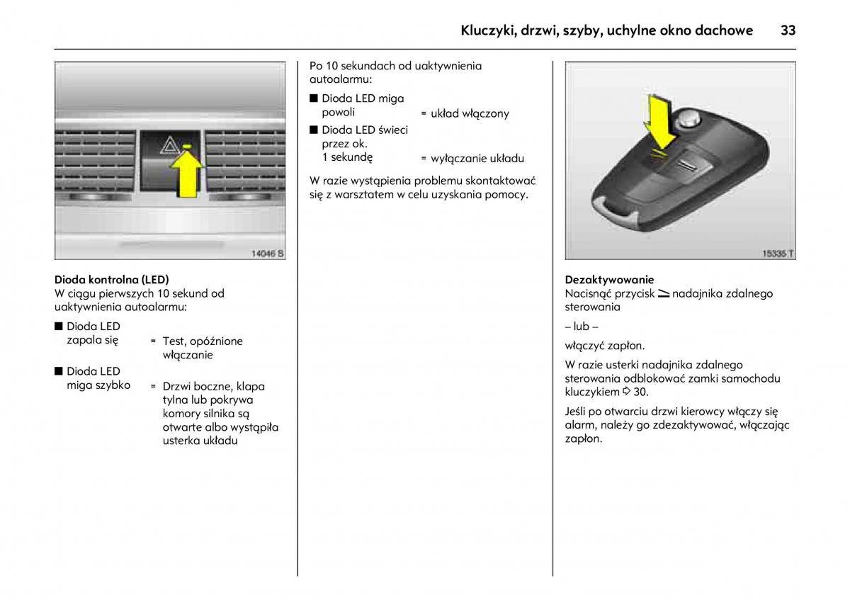 Opel Meriva A instrukcja obslugi / page 37