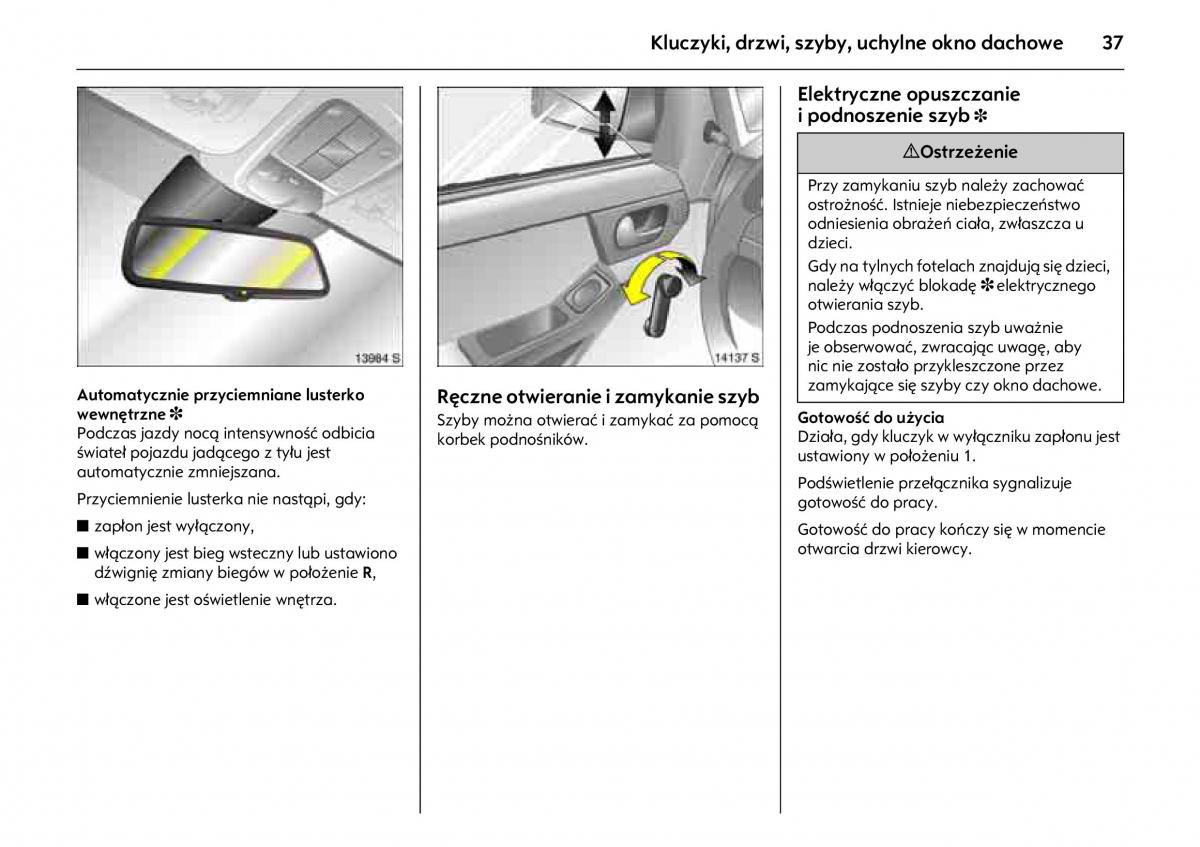 Opel Meriva A instrukcja obslugi / page 41