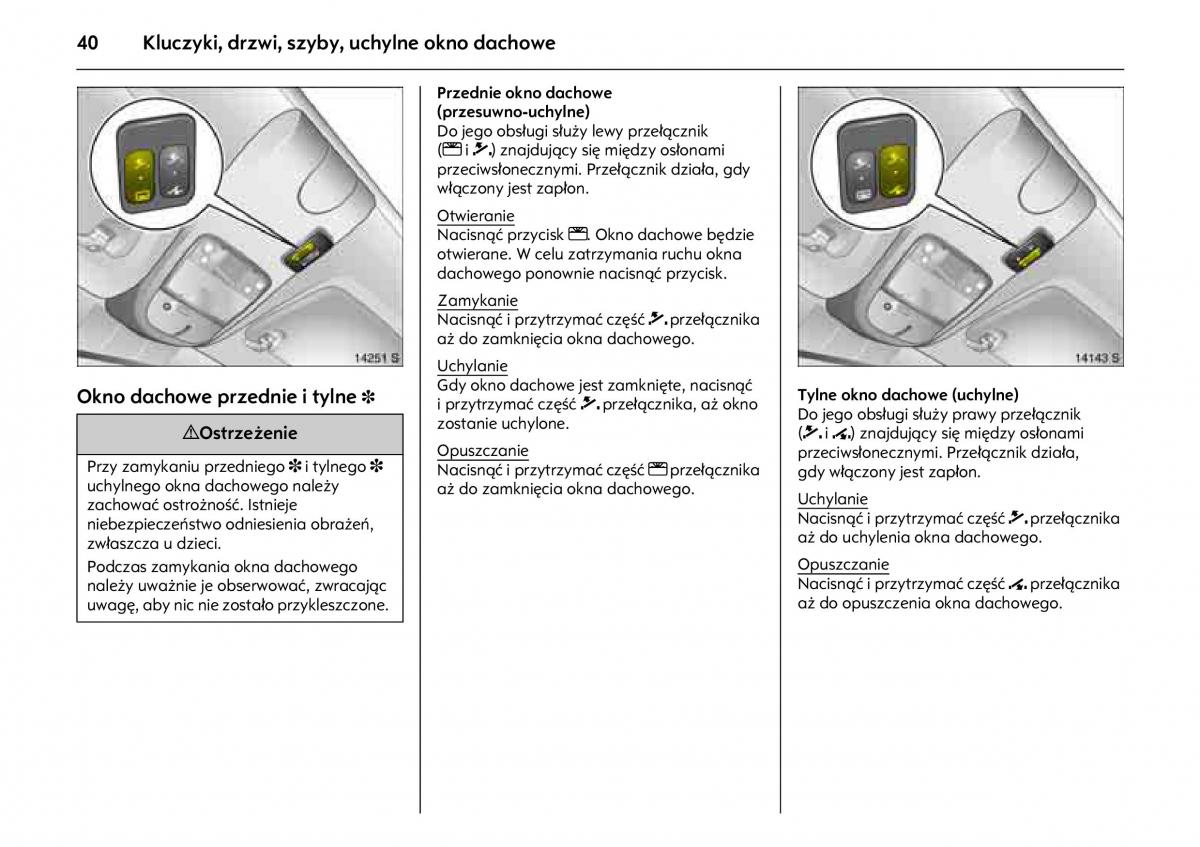 Opel Meriva A instrukcja obslugi / page 44