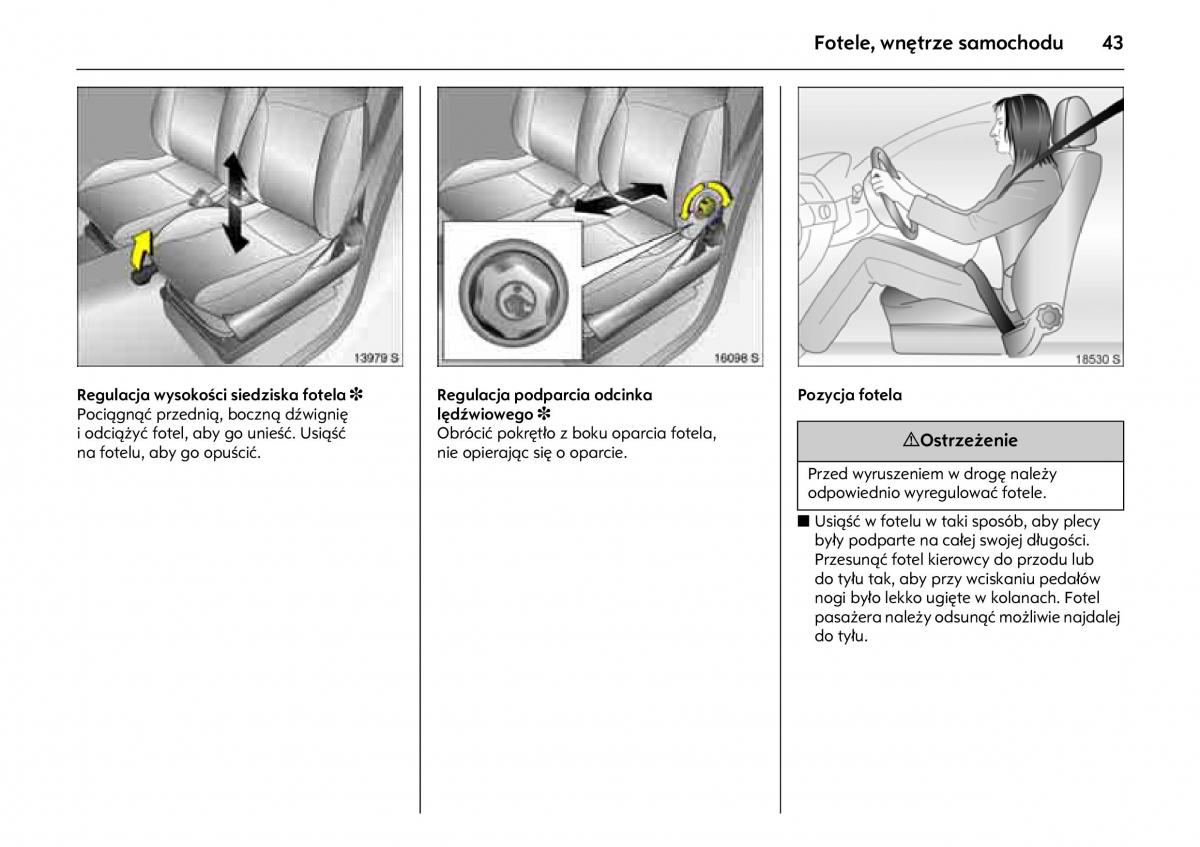 Opel Meriva A instrukcja obslugi / page 47