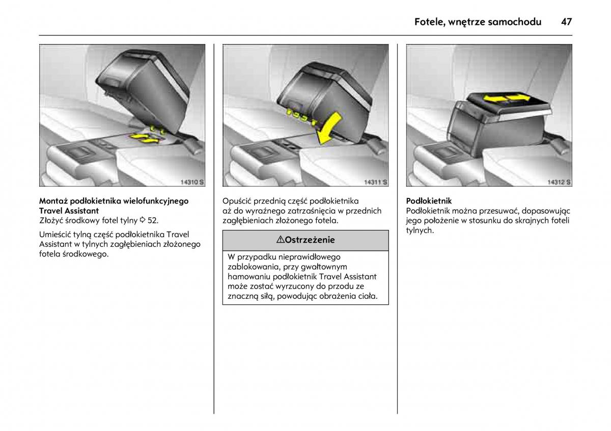 Opel Meriva A instrukcja obslugi / page 51