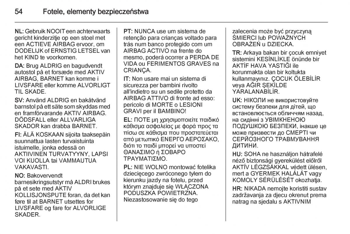 Opel Meriva B instrukcja obslugi / page 56