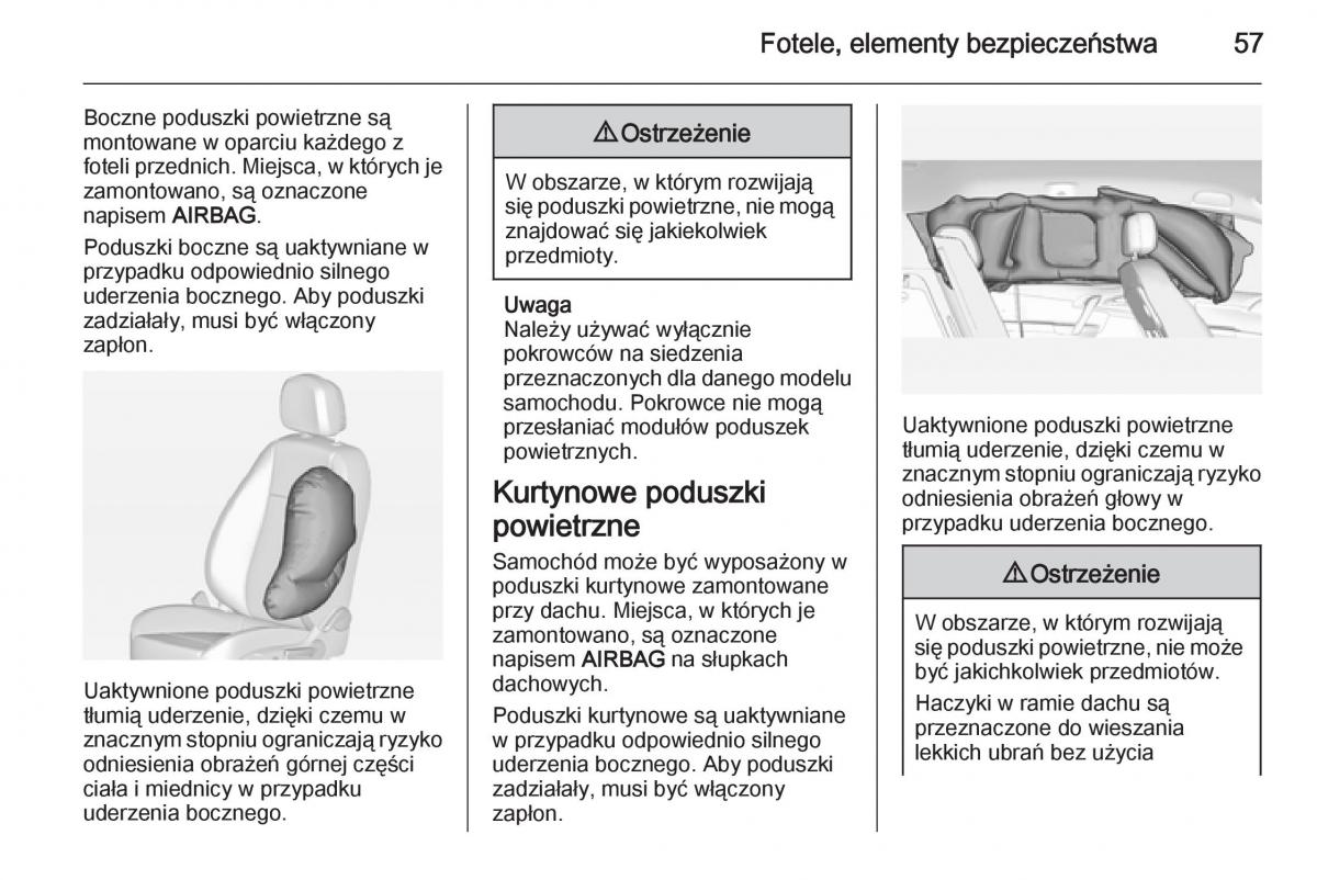 Opel Meriva B instrukcja obslugi / page 59