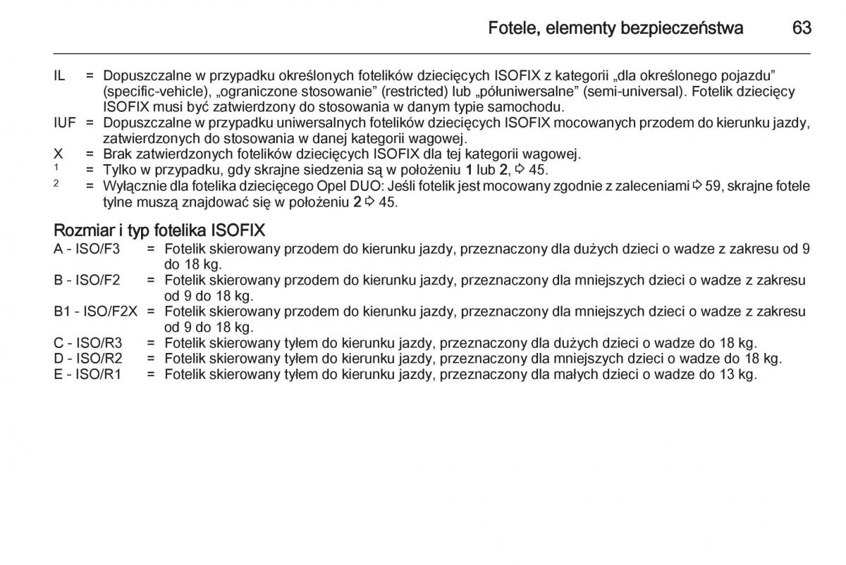 Opel Meriva B instrukcja obslugi / page 65