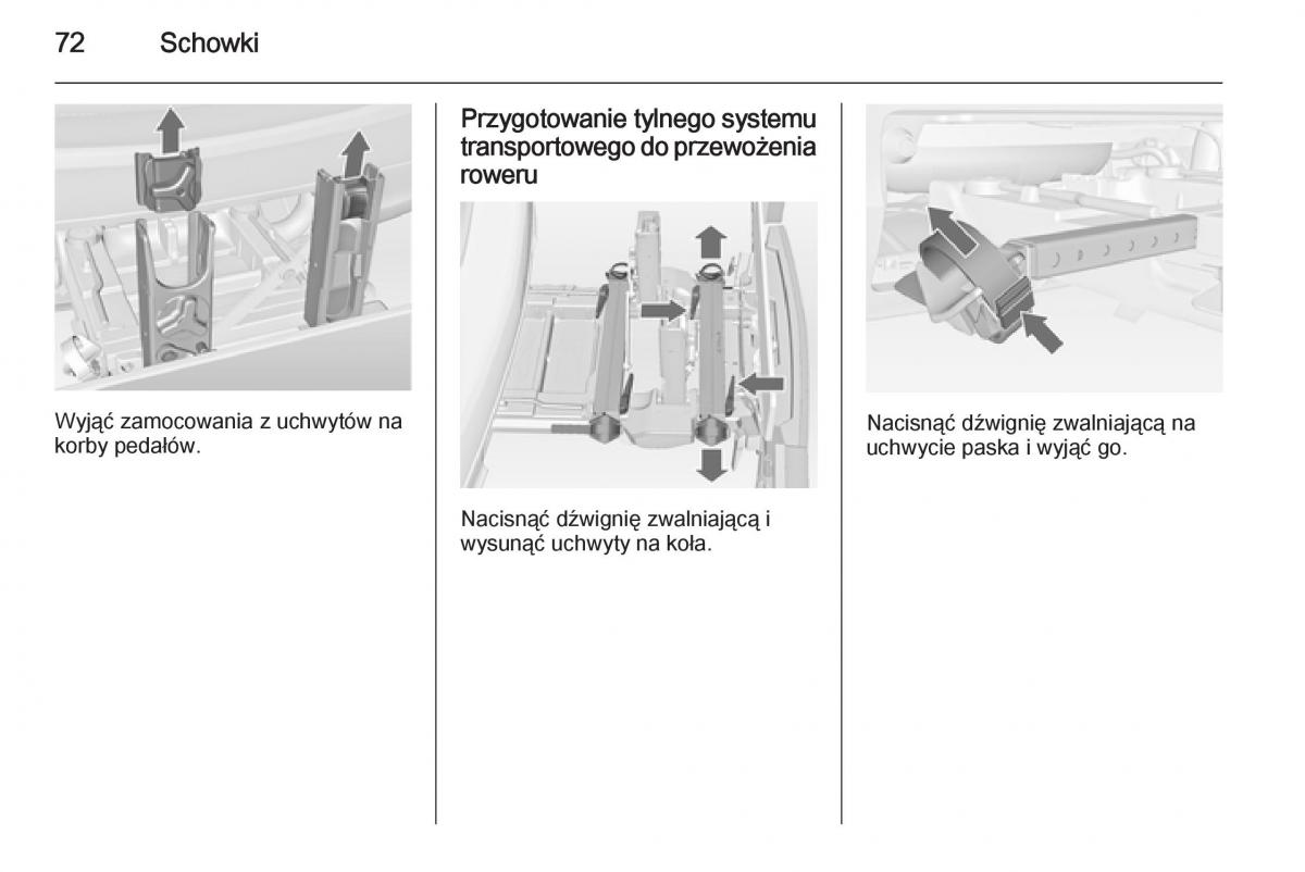 Opel Meriva B instrukcja obslugi / page 74