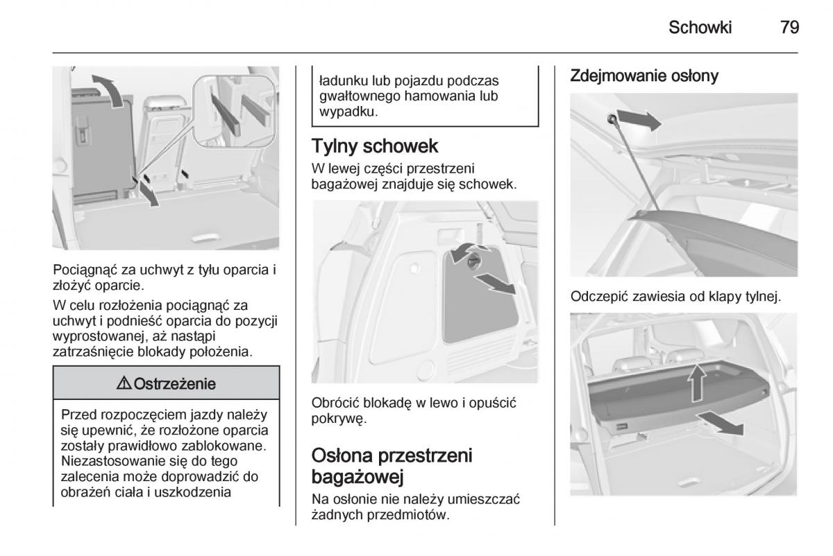 Opel Meriva B instrukcja obslugi / page 81