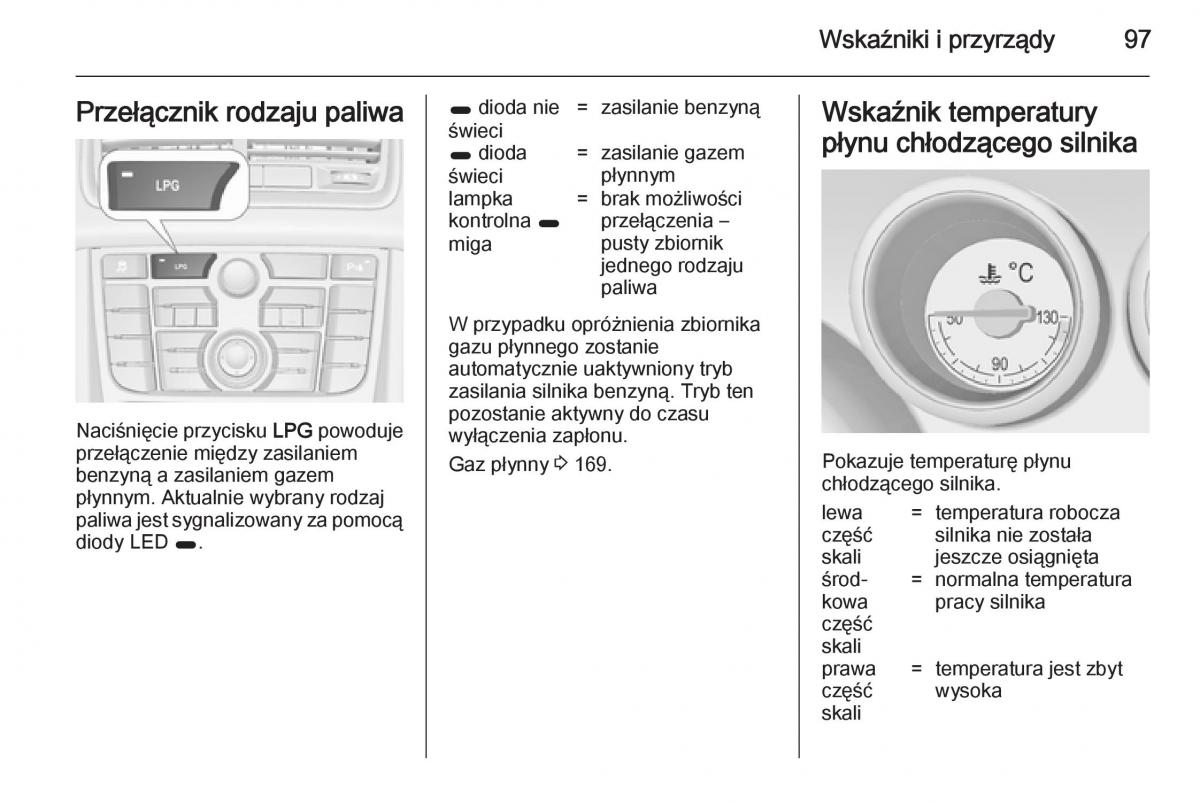 Opel Meriva B instrukcja obslugi / page 99