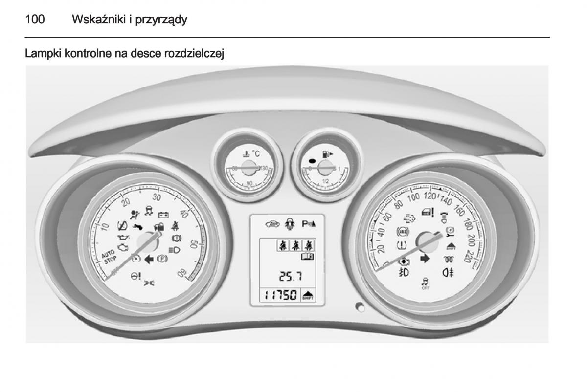 Opel Meriva B instrukcja obslugi / page 102