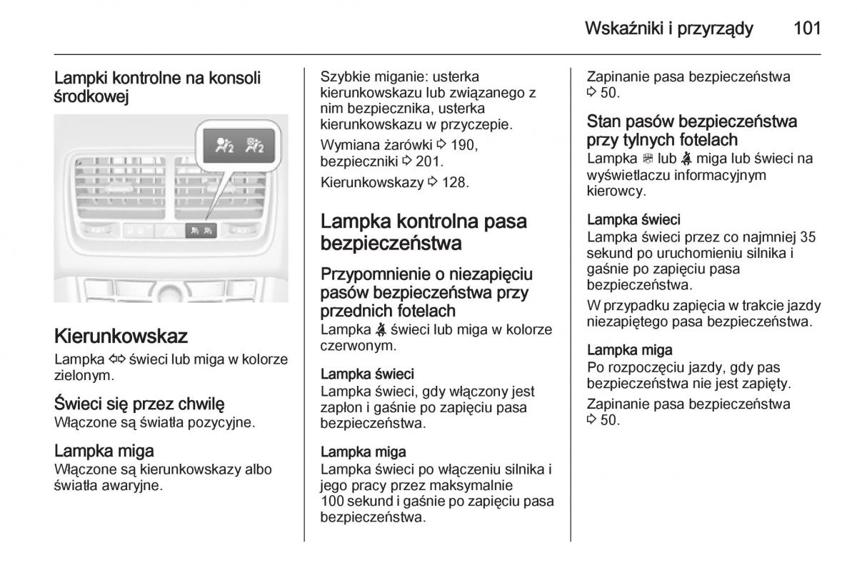 Opel Meriva B instrukcja obslugi / page 103