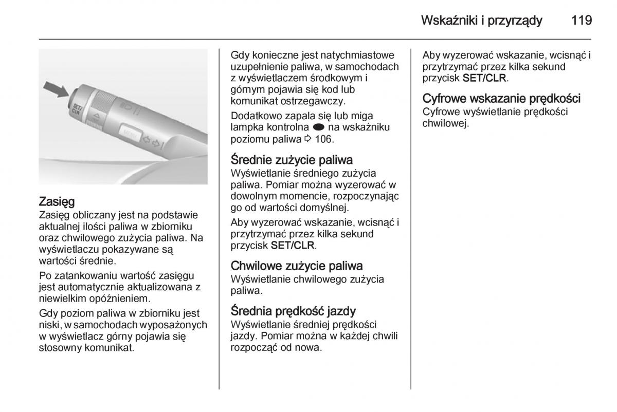 Opel Meriva B instrukcja obslugi / page 121