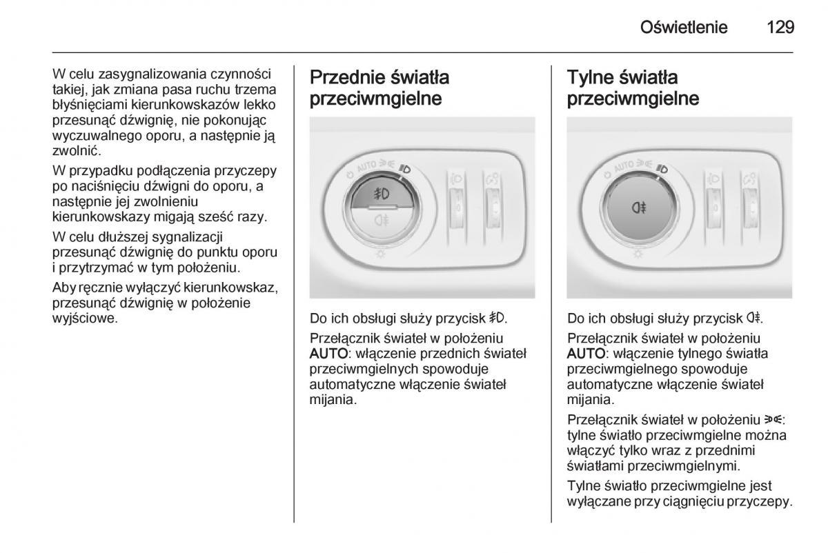 Opel Meriva B instrukcja obslugi / page 131