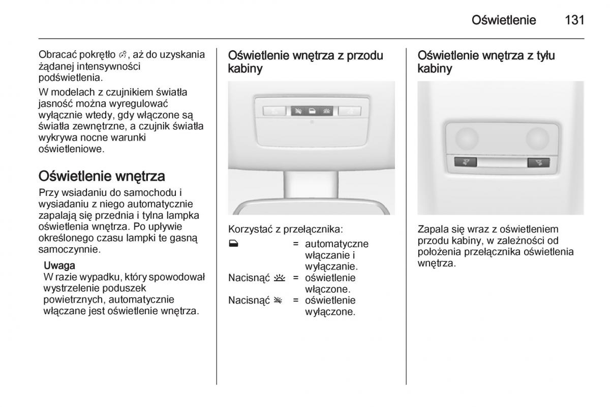 Opel Meriva B instrukcja obslugi / page 133