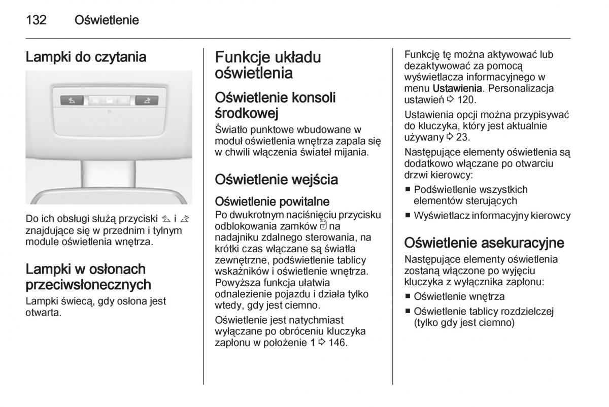 Opel Meriva B instrukcja obslugi / page 134