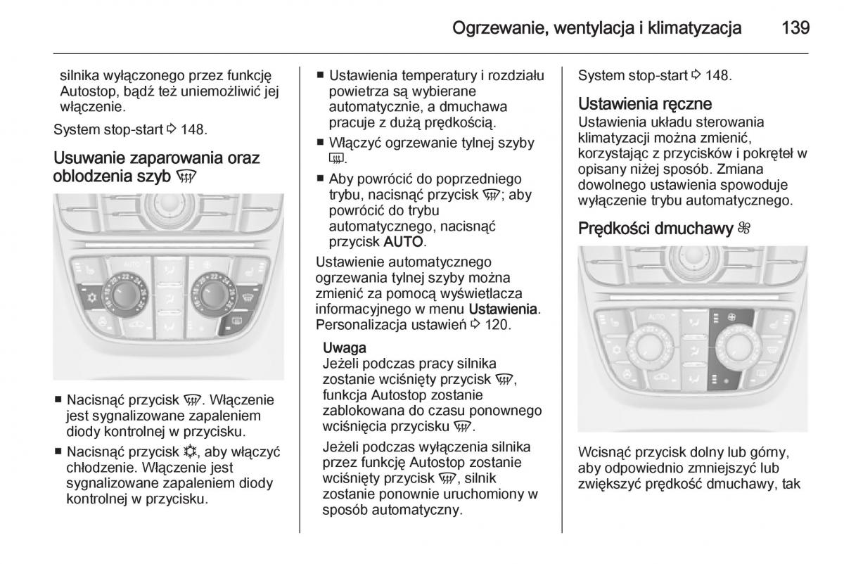 Opel Meriva B instrukcja obslugi / page 141