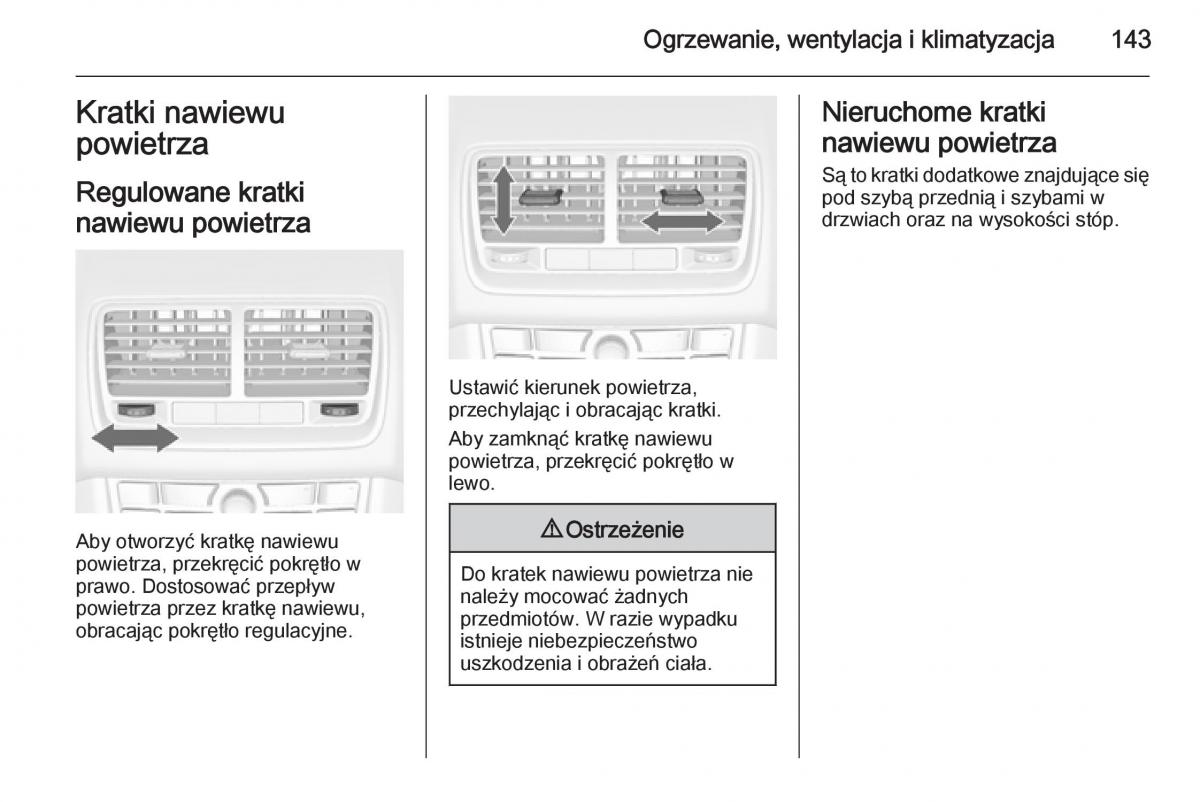 Opel Meriva B instrukcja obslugi / page 145