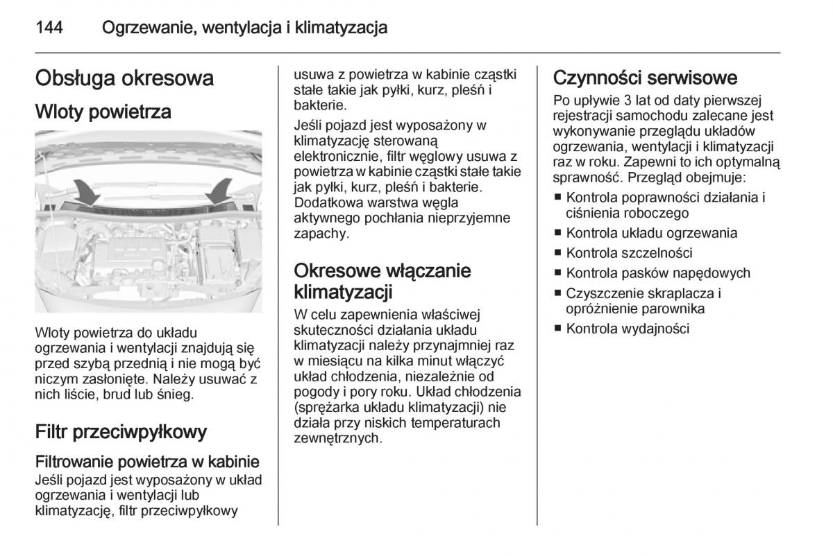 Opel Meriva B instrukcja obslugi / page 146