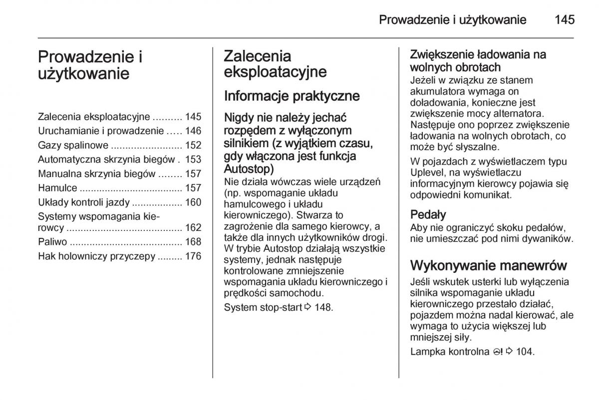 Opel Meriva B instrukcja obslugi / page 147