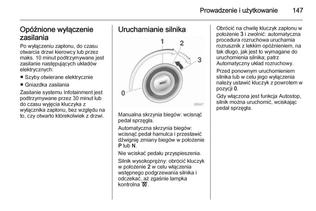 Opel Meriva B instrukcja obslugi / page 149