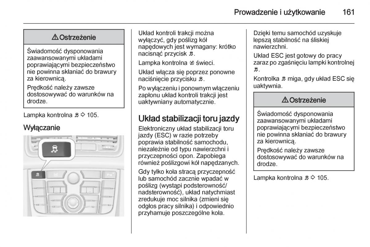 Opel Meriva B instrukcja obslugi / page 163