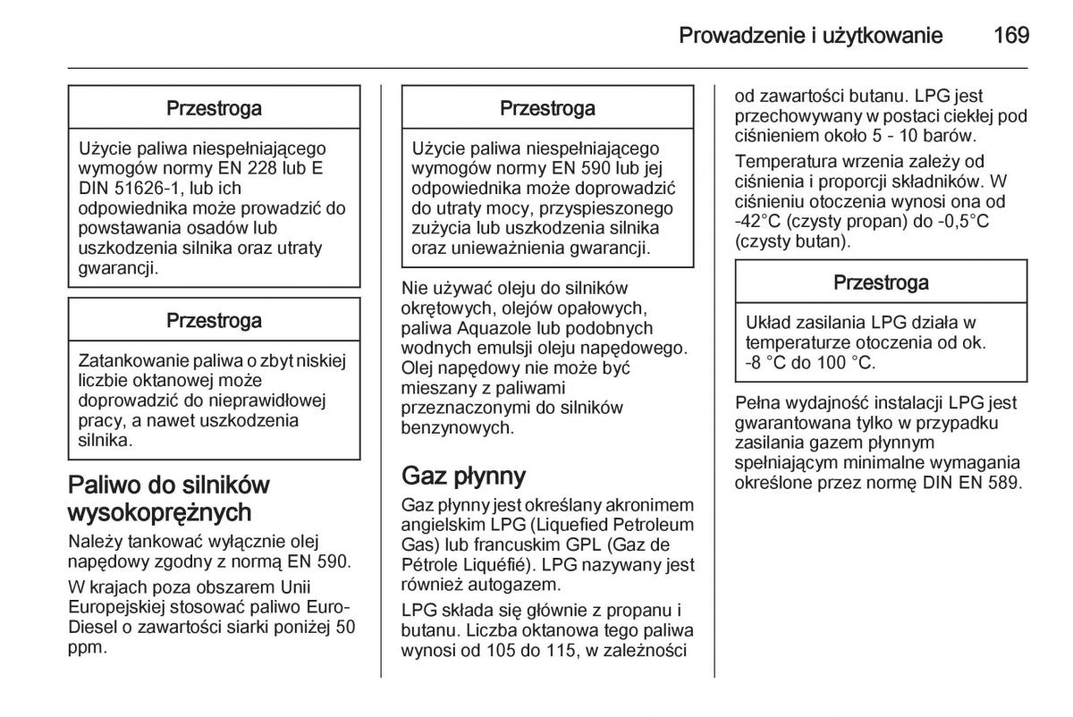 Opel Meriva B instrukcja obslugi / page 171