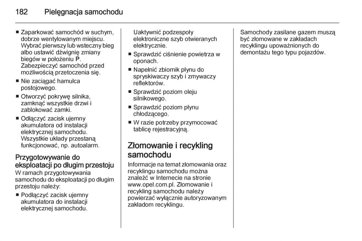 Opel Meriva B instrukcja obslugi / page 184