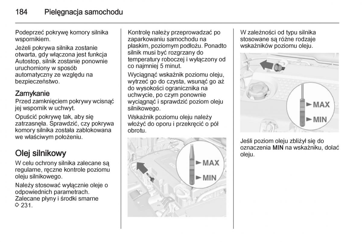 Opel Meriva B instrukcja obslugi / page 186