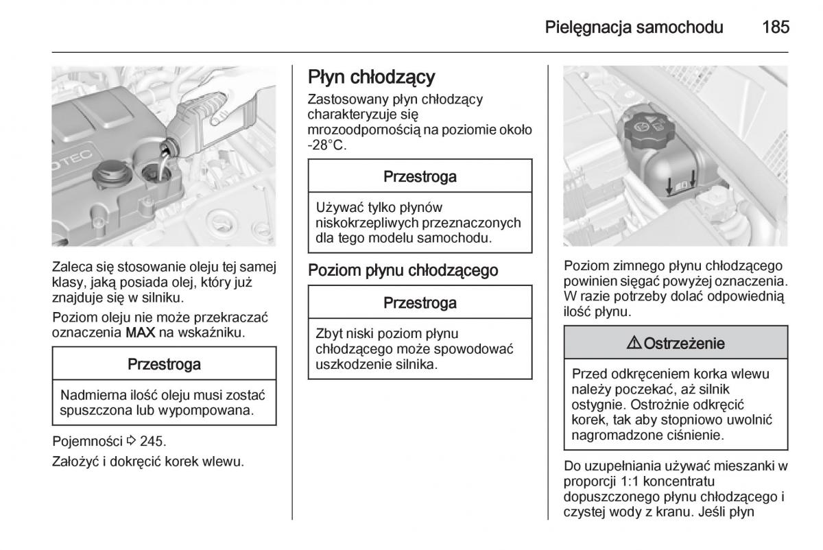 Opel Meriva B instrukcja obslugi / page 187