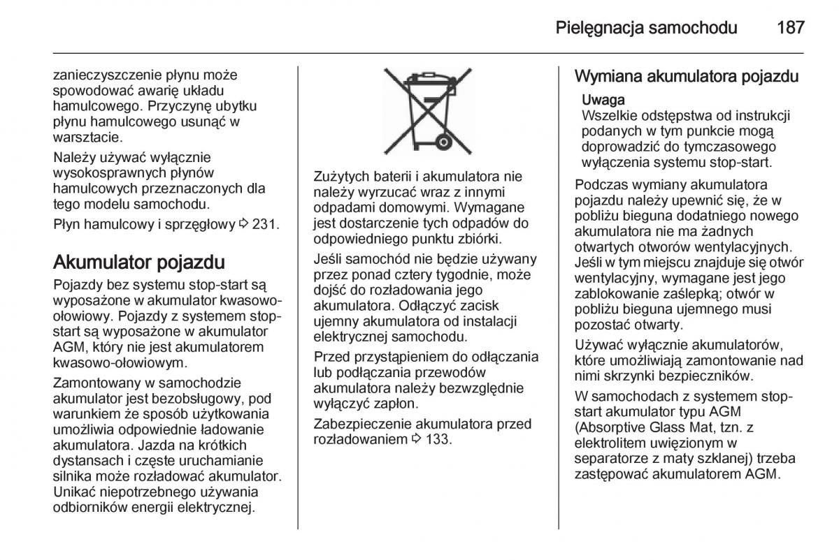 Opel Meriva B instrukcja obslugi / page 189