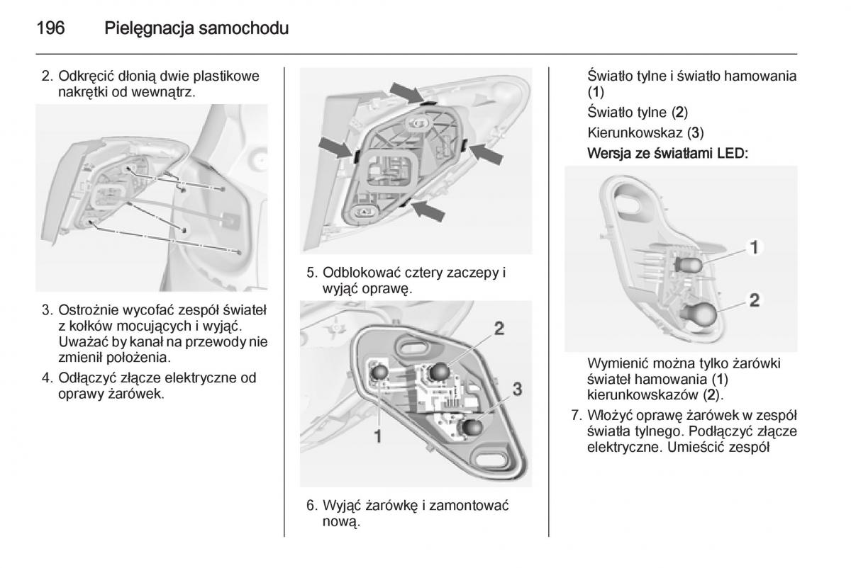 Opel Meriva B instrukcja obslugi / page 198