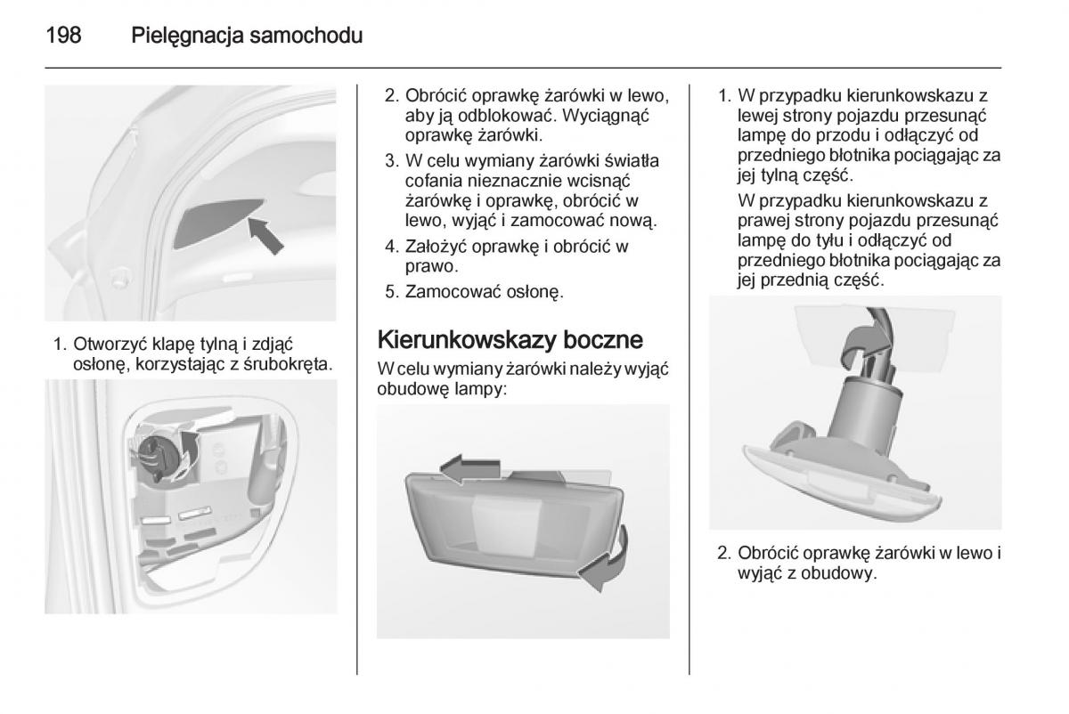 Opel Meriva B instrukcja obslugi / page 200