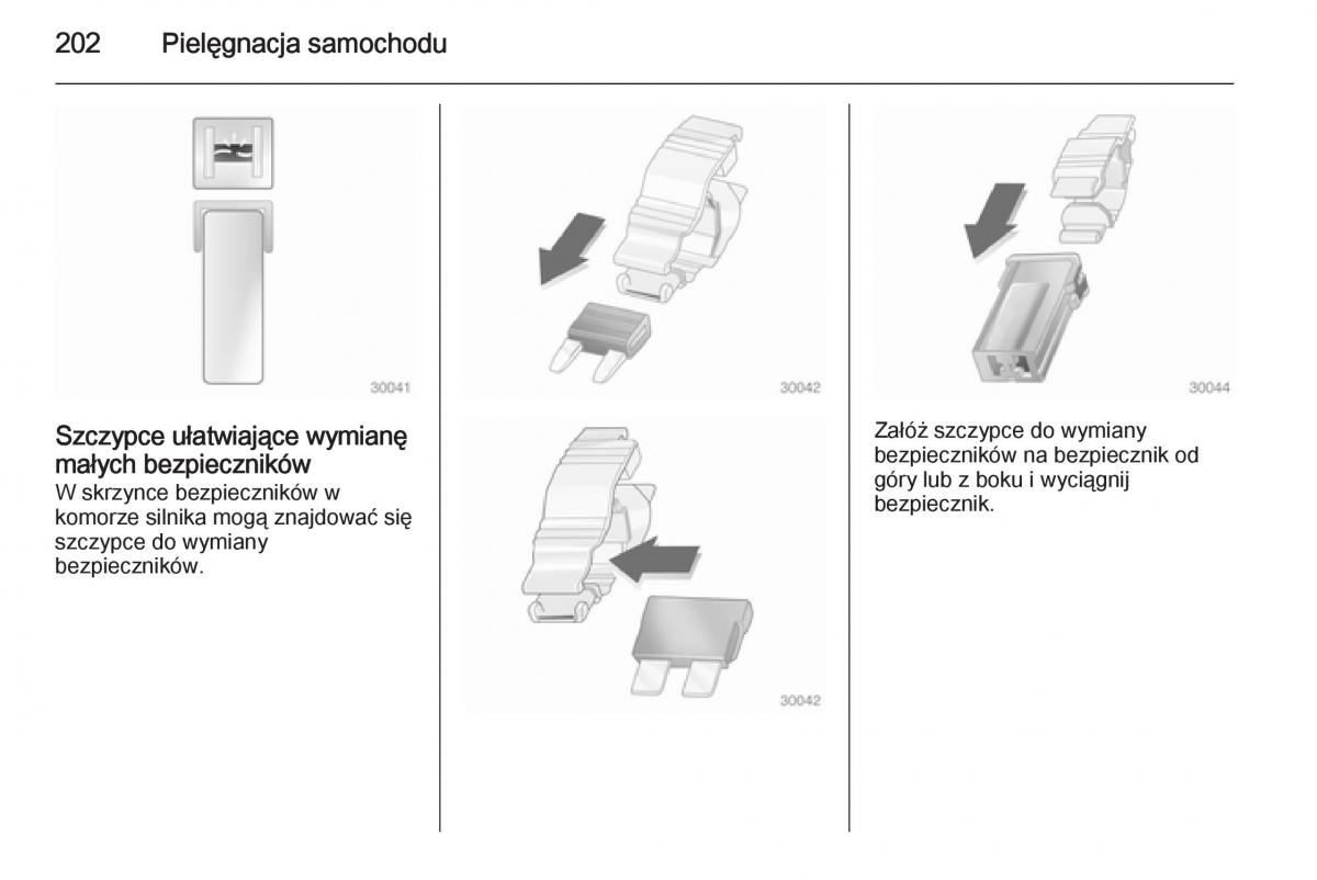 Opel Meriva B instrukcja obslugi / page 204