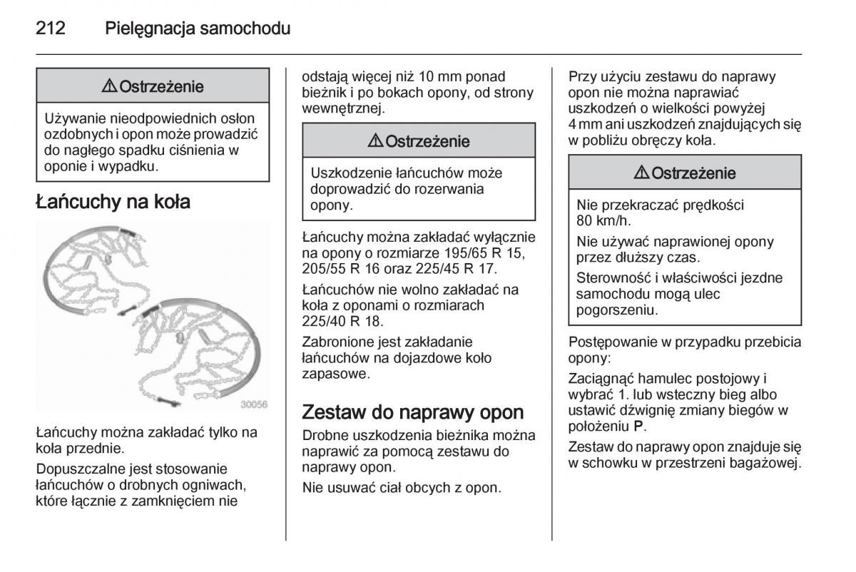 Opel Meriva B instrukcja obslugi / page 214