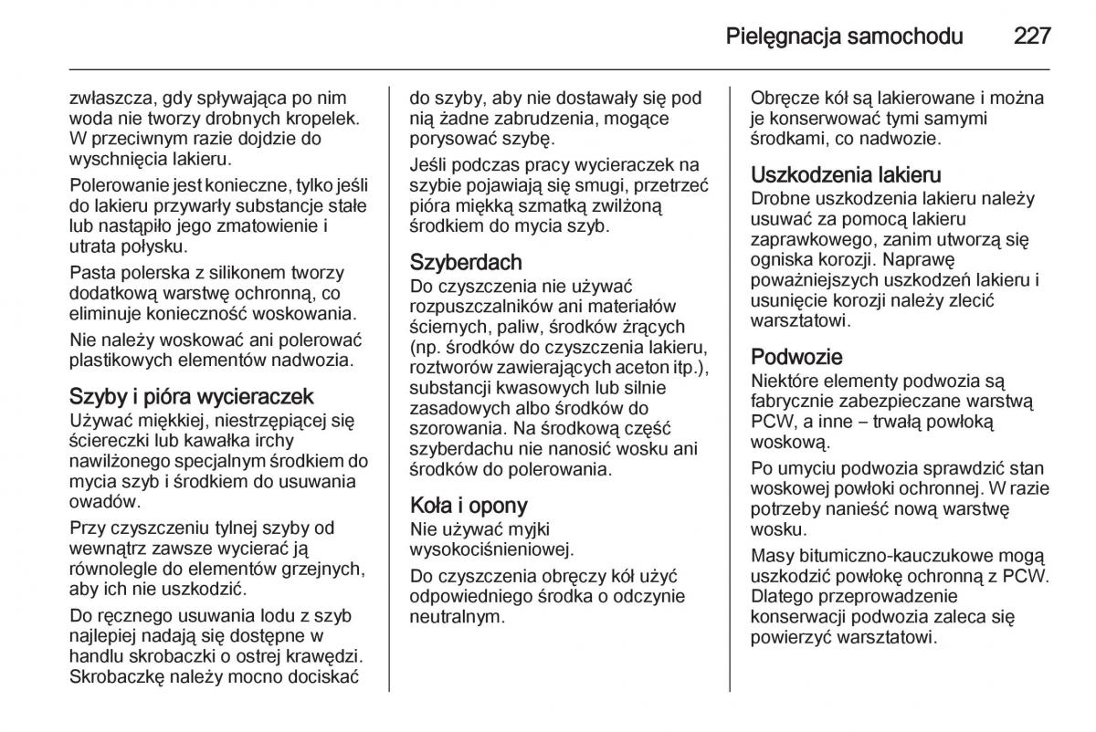 Opel Meriva B instrukcja obslugi / page 229