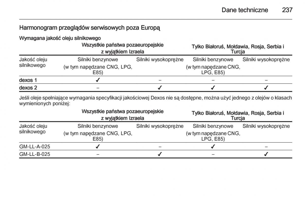 Opel Meriva B instrukcja obslugi / page 239